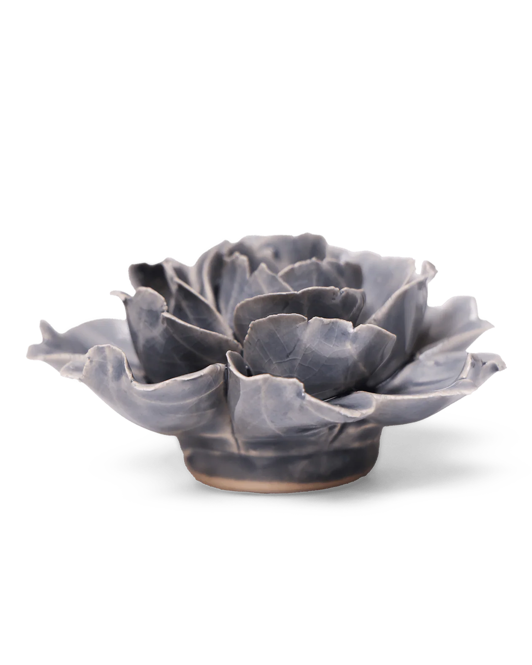 Ceramic Flower Wall Art Rose Grey 6 - Chive Ceramics Studio - Ceramic Flowers - Chive US