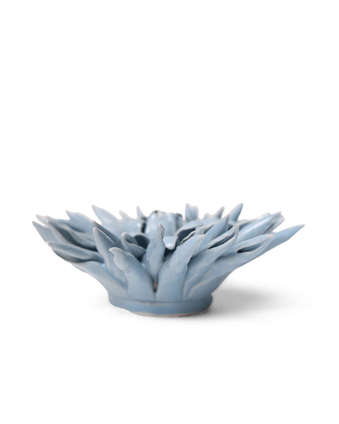 Flower Blue 6 ceramic wall flower — Classic Collection — designed in Toronto by Chive Studio