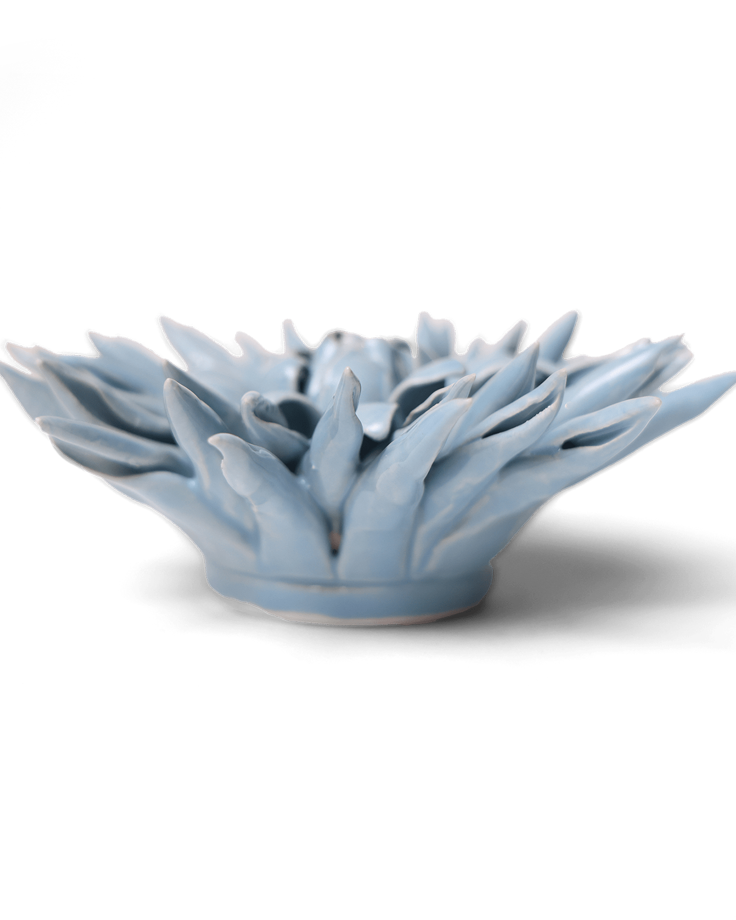 Ceramic Flower Wall Art Flower Blue 6 - Chive Ceramics Studio - Ceramic Flowers - Chive US
