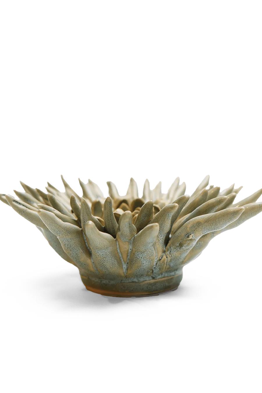 Ceramic Flower Wall Art Flower Green 6 - Chive Ceramics Studio - Ceramic Flowers - Chive US