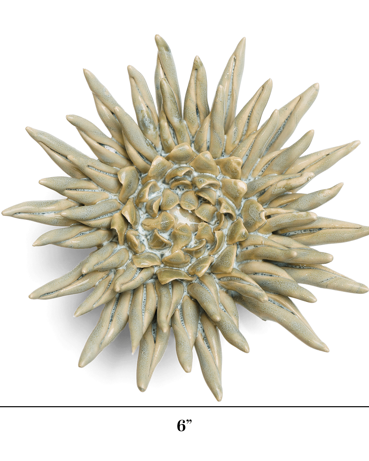 Ceramic Flower Wall Art Flower Green 6 - Chive Ceramics Studio - Ceramic Flowers - Chive US