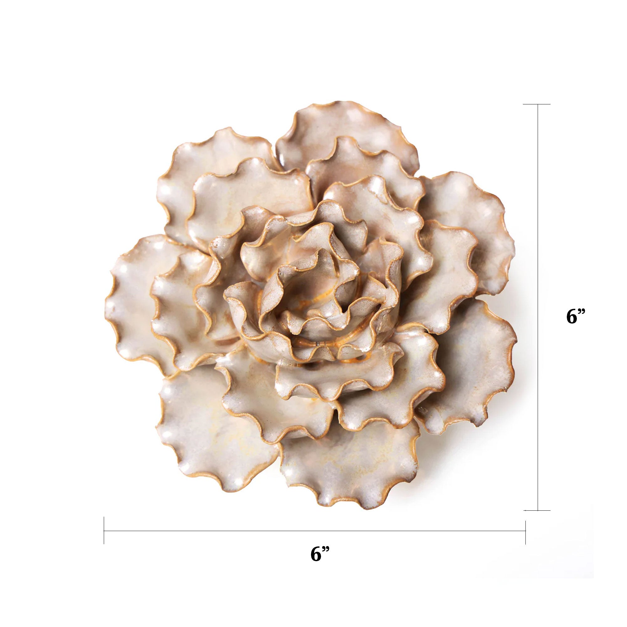 Ceramic Flowers With Keyhole For Hanging On Walls Amsterdam Set - Chive Ceramics Studio - Ceramic Flower Sets - Chive US