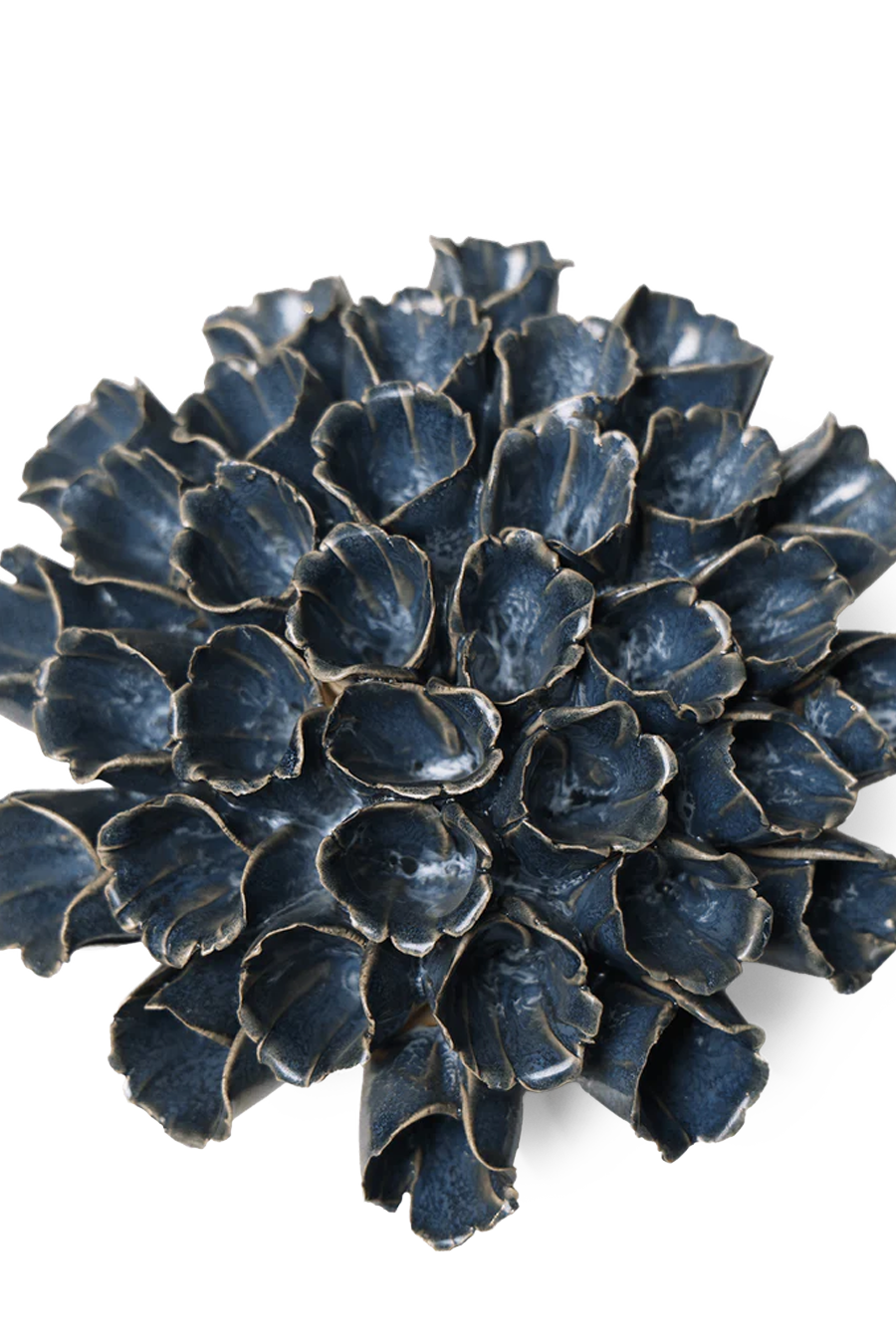 Ceramic Flower Wall Art Polyp Blue 6 - Chive Ceramics Studio - Ceramic Flowers - Chive US