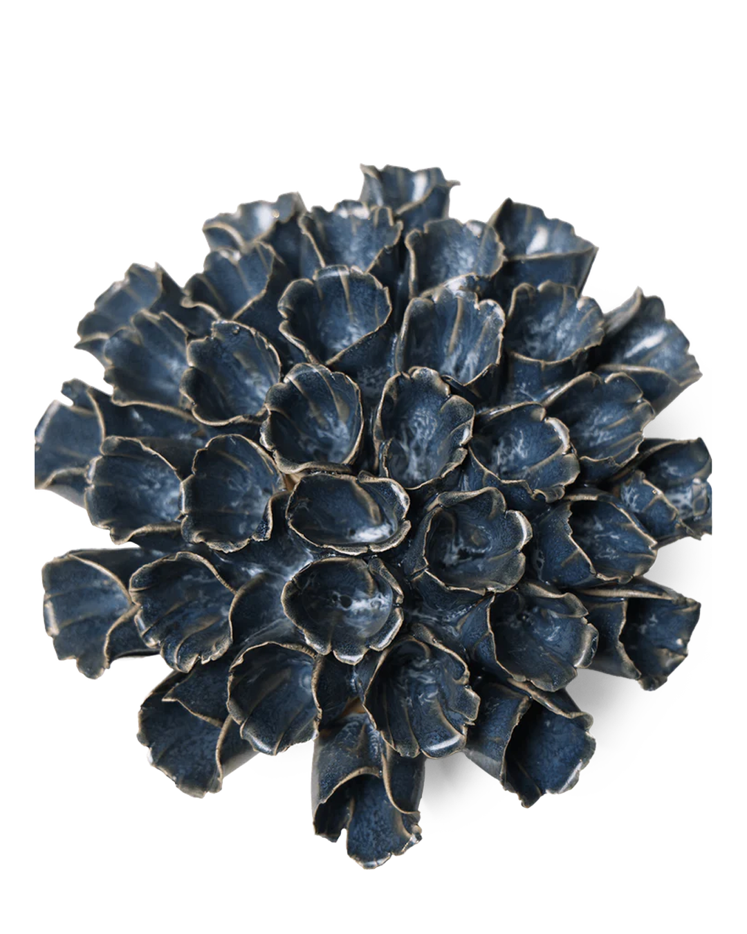 Ceramic Flower Wall Art Polyp Blue 6 - Chive Ceramics Studio - Ceramic Flowers - Chive US