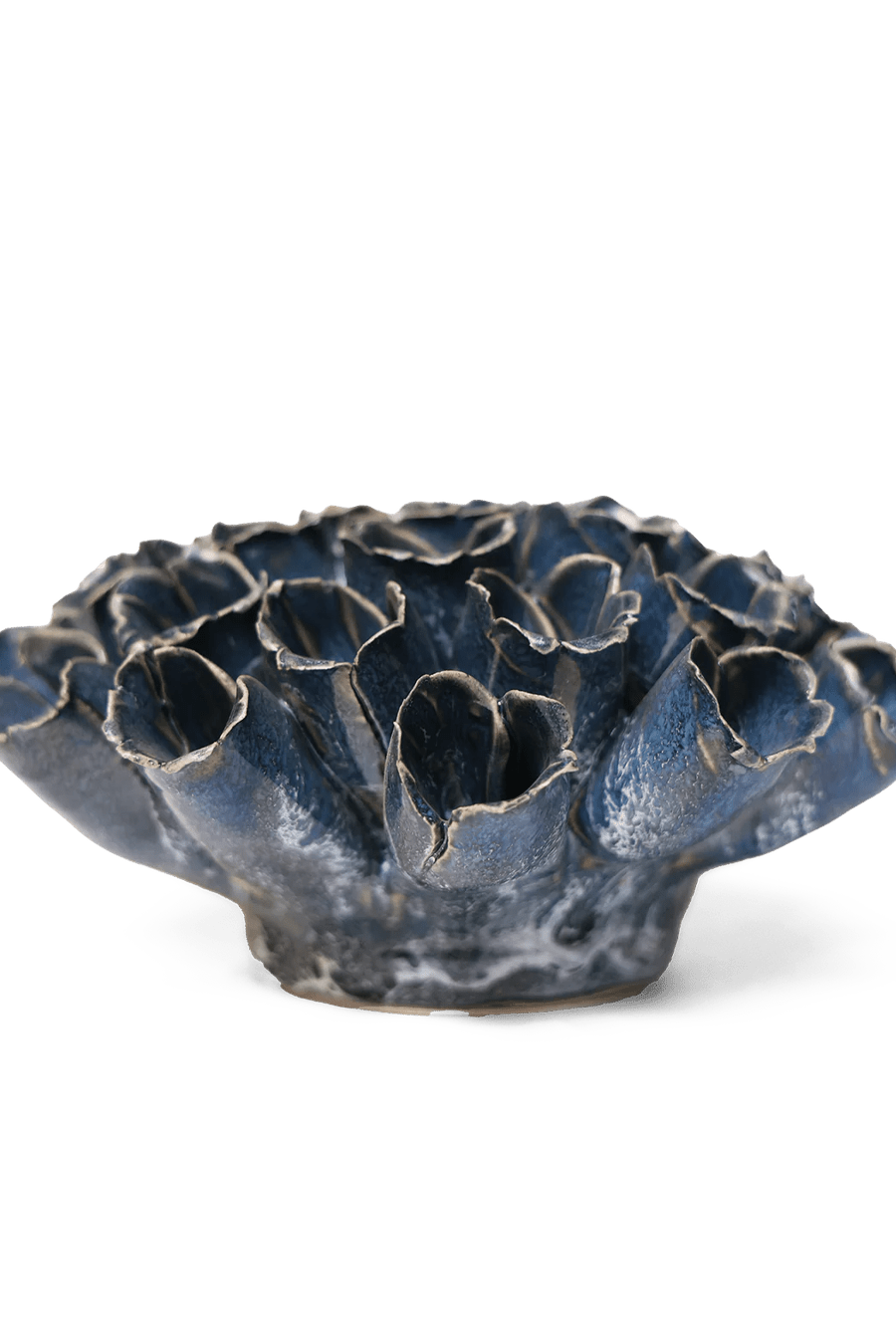 Ceramic Flower Polyp Blue 6 - Chive Ceramics Studio - Ceramic Flowers - Chive Ceramics Studio