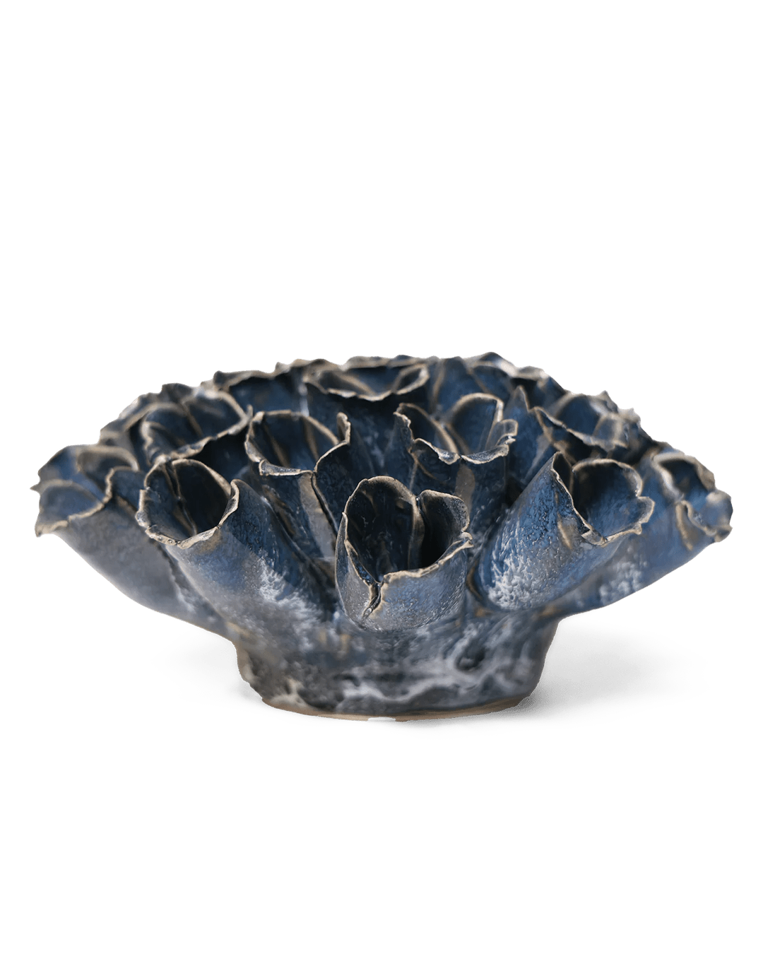 Ceramic Flower Polyp Blue 6 - Chive Ceramics Studio - Ceramic Flowers - Chive Ceramics Studio