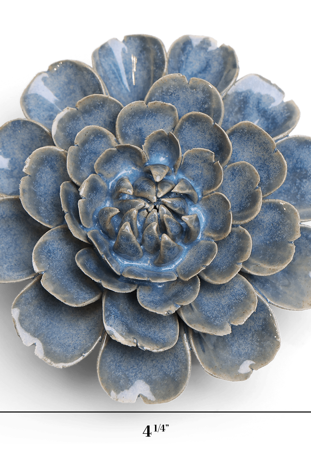 Japan Ceramic Flower Wall Art Blue Cosmos - Chive Ceramics Studio - Ceramic Flowers - Chive US