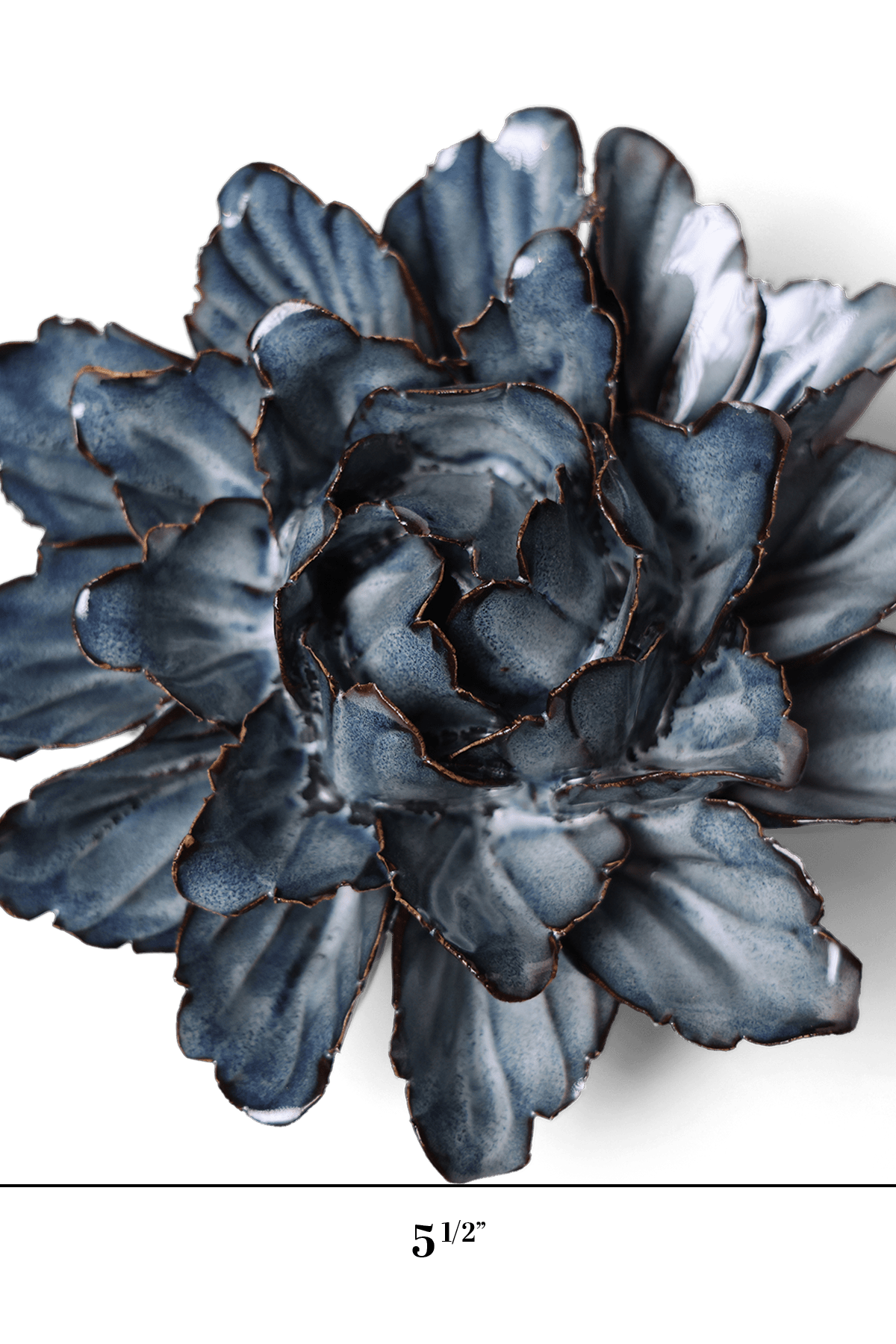 Japan Ceramic Flower Wall Art Blue Tree Peony - Chive Ceramics Studio - Ceramic Flowers - Chive US