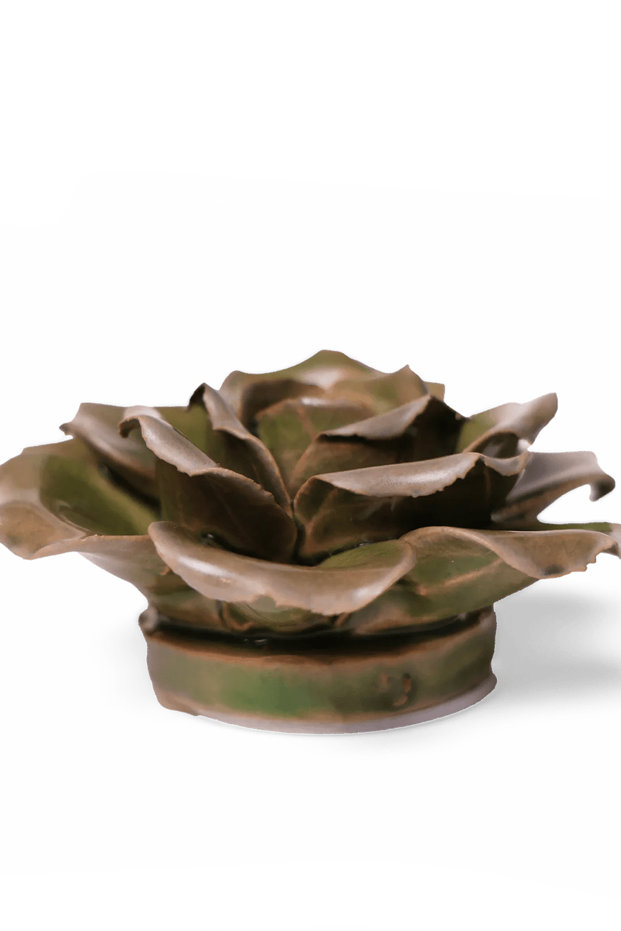 Ceramic Flower Rose Green 9 - Chive Ceramics Studio - Ceramic Flowers - Chive Ceramics Studio