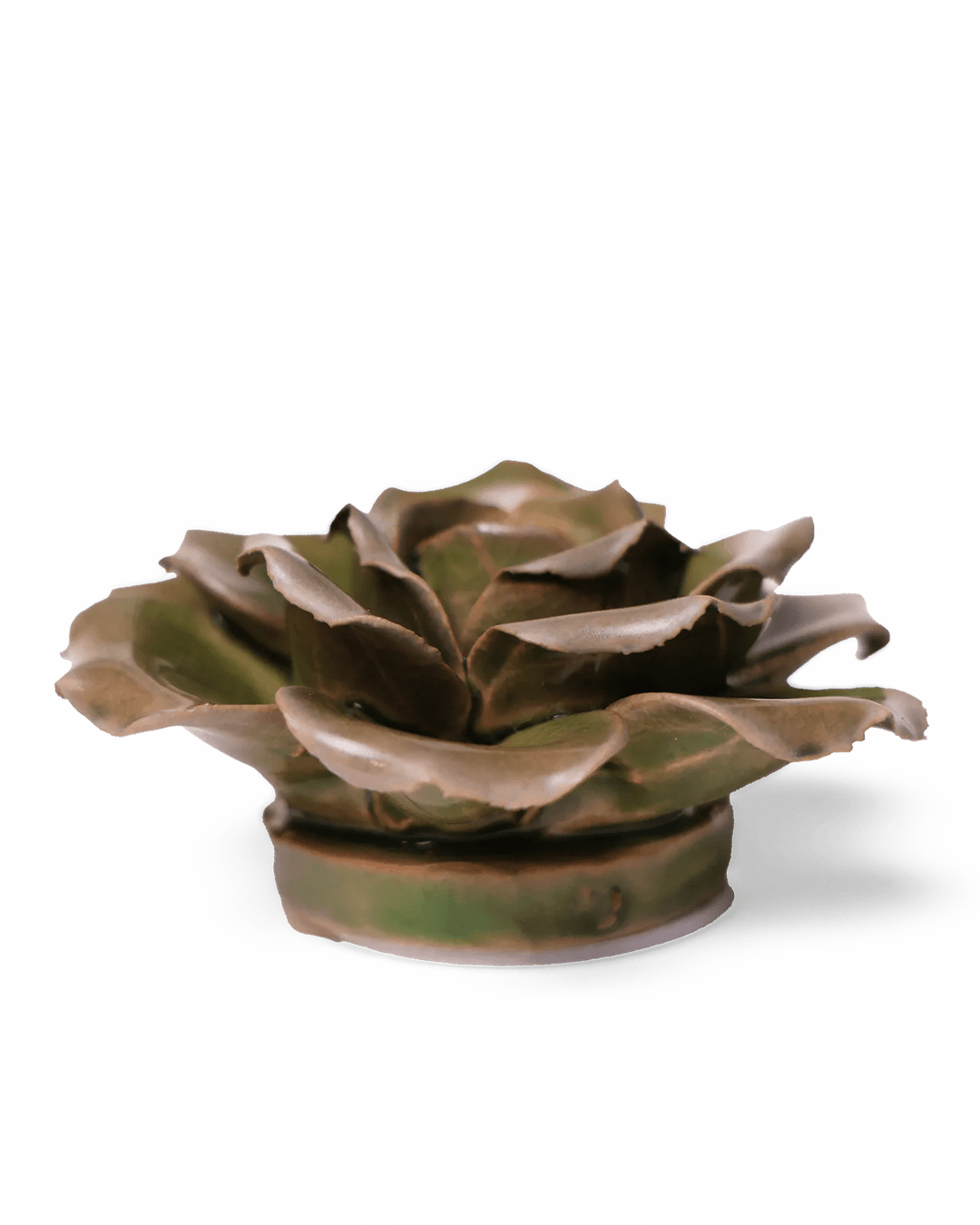 Ceramic Flower Rose Green 9 - Chive Ceramics Studio - Ceramic Flowers - Chive Ceramics Studio