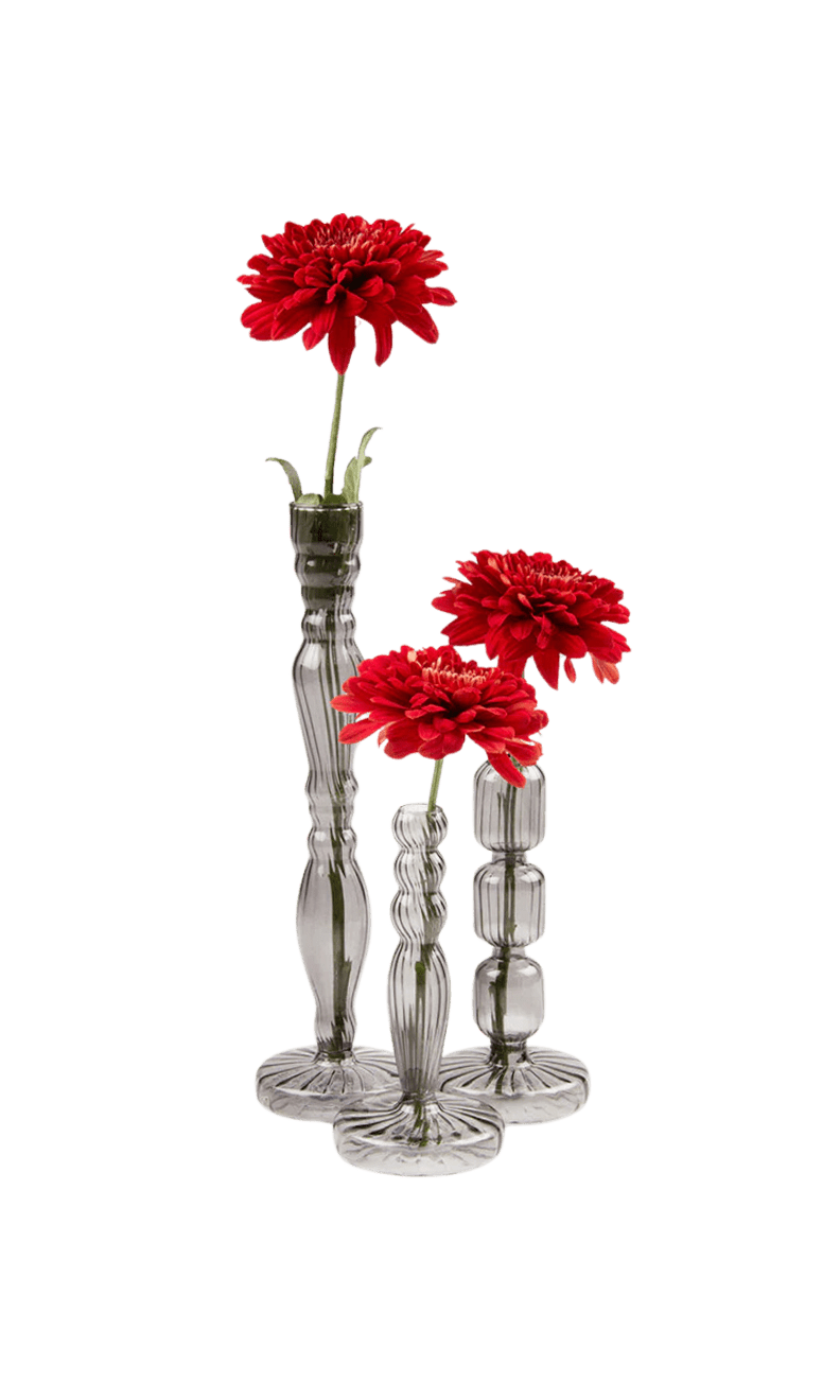 Candelabra Glass Modern Flower Vase - Chive Ceramics Studio - Vases - Chive US