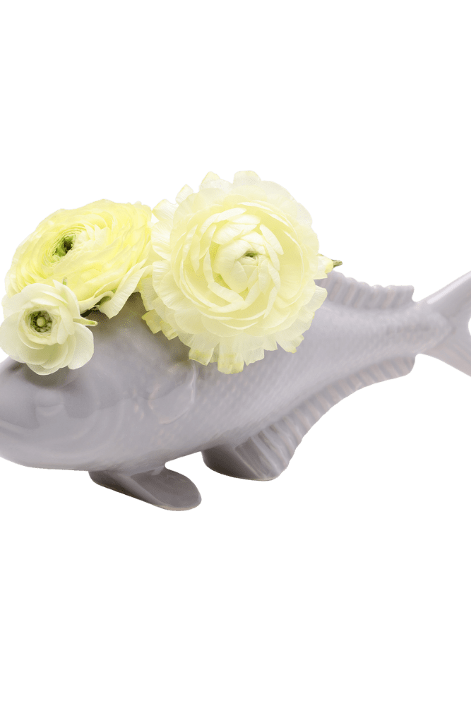 Carp Ceramic Unique Flower Vase - Chive Ceramics Studio - Vases - Chive Ceramics Studio