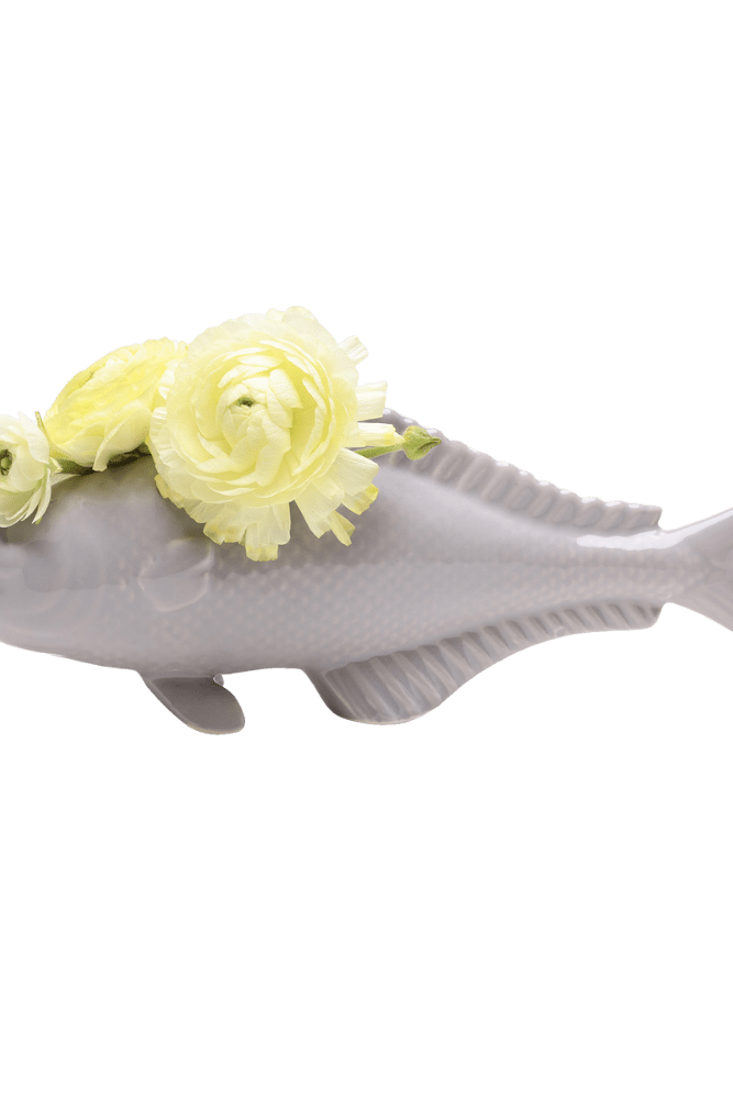 Carp Ceramic Unique Flower Vase - Chive Ceramics Studio - Vases - Chive Ceramics Studio