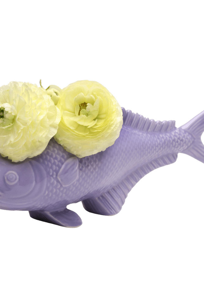 Carp Ceramic Unique Flower Vase - Chive Ceramics Studio - Vases - Chive Ceramics Studio