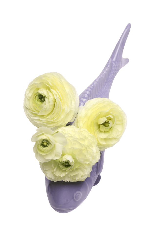 Carp Ceramic Unique Flower Vase - Chive Ceramics Studio - Vases - Chive Ceramics Studio