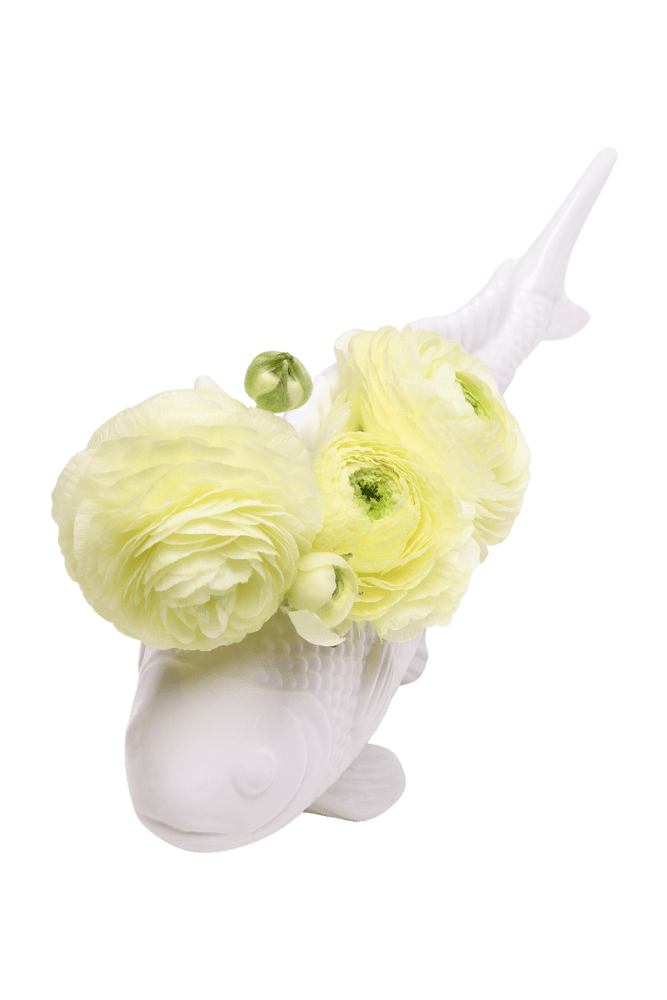 Carp Ceramic Unique Flower Vase - Chive Ceramics Studio - Vases - Chive Ceramics Studio