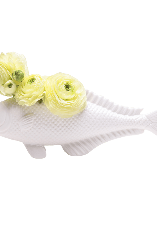 Carp Ceramic Unique Flower Vase - Chive Ceramics Studio - Vases - Chive Ceramics Studio