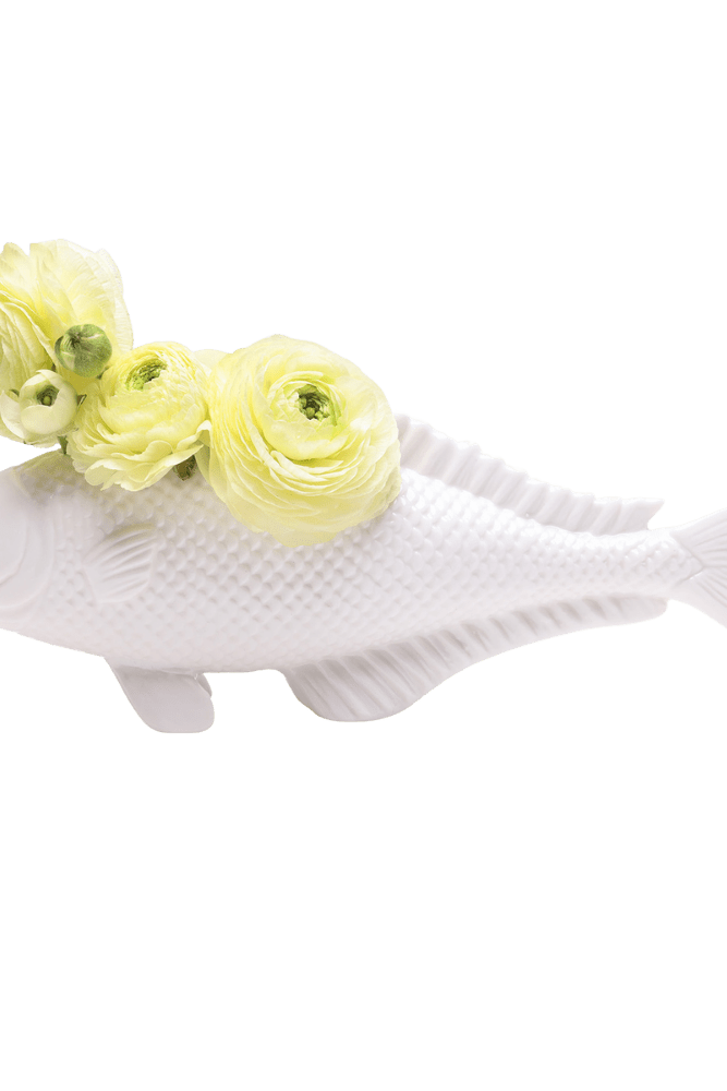 Carp Ceramic Unique Flower Vase - Chive Ceramics Studio - Vases - Chive Ceramics Studio