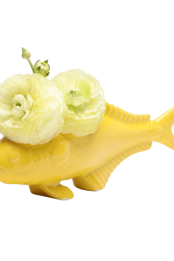 Carp Ceramic Unique Flower Vase - Chive Ceramics Studio - Vases - Chive Ceramics Studio