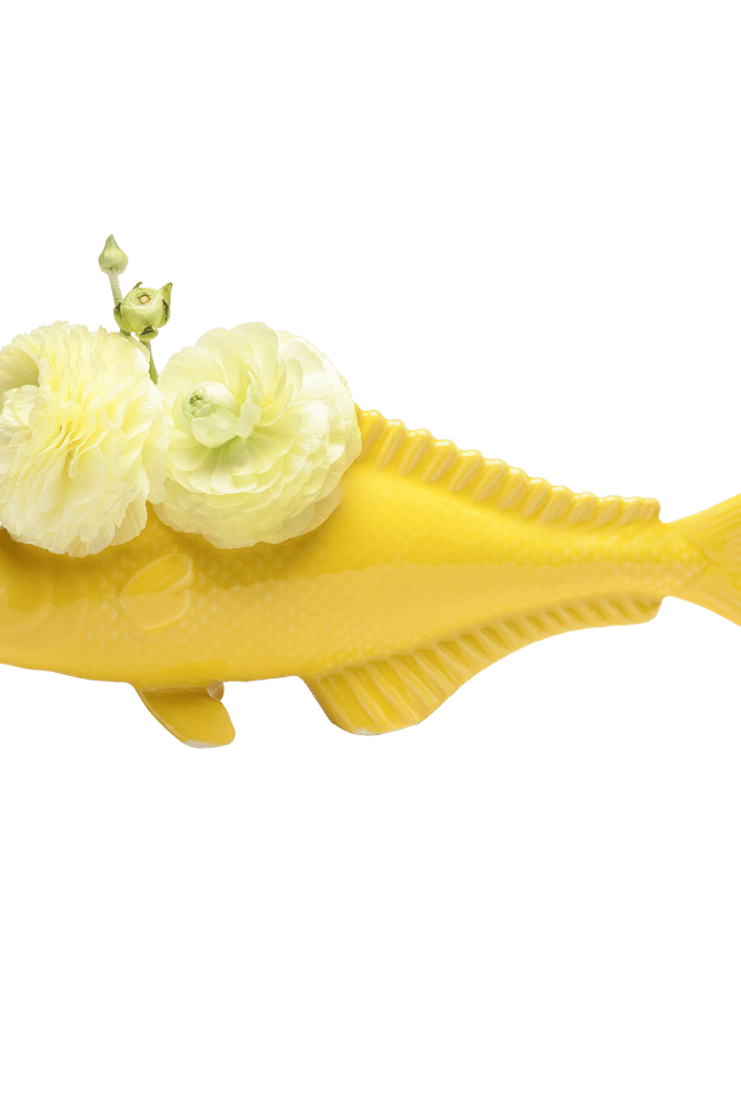 Carp Ceramic Unique Flower Vase - Chive Ceramics Studio - Vases - Chive Ceramics Studio