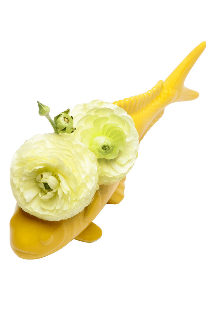 Carp Ceramic Unique Flower Vase - Chive Ceramics Studio - Vases - Chive Ceramics Studio