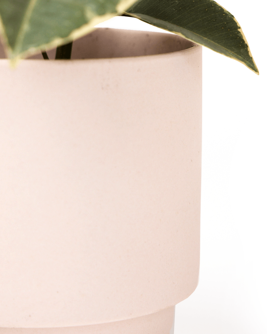 Casey Porcelain Modern Pot And Saucer Set - Chive Ceramics Studio - Pots - Chive Ceramics Studio