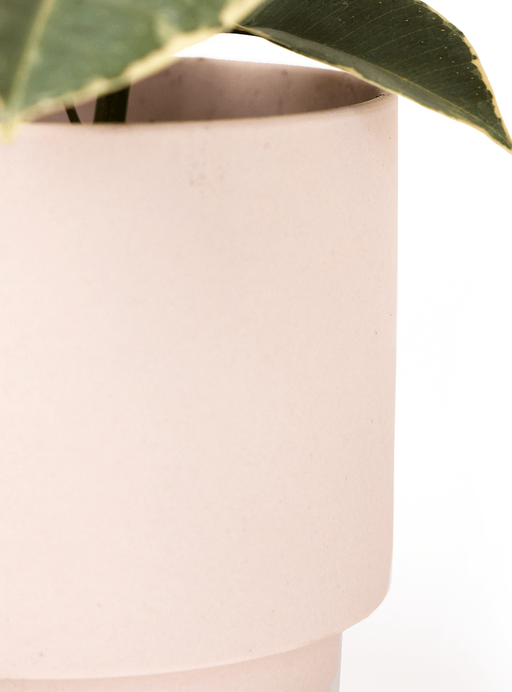 Casey Porcelain Modern Pot And Saucer Set - Chive Ceramics Studio - Pots - Chive Ceramics Studio