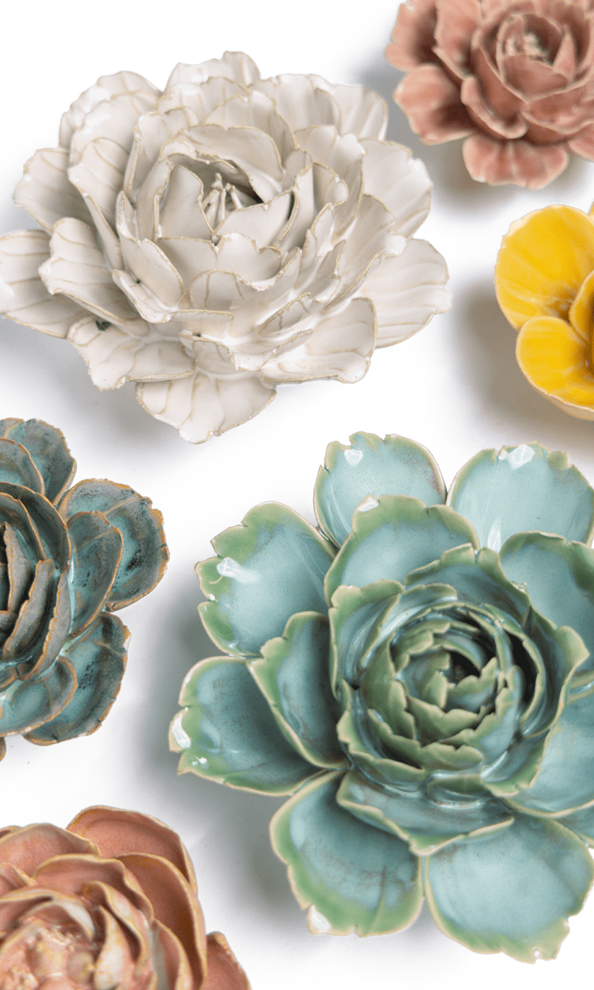 Colmar - 6 Piece Set - Chive Ceramics Studio - Ceramic Flower Sets - Chive Ceramics Studio