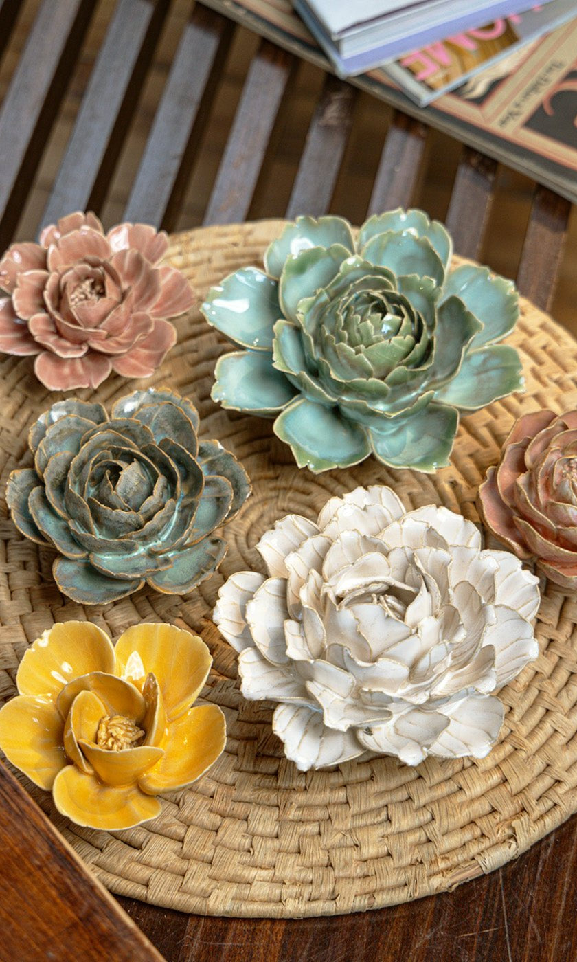 Colmar - 6 Piece Set - Chive Ceramics Studio - Ceramic Flower Sets - Chive Ceramics Studio