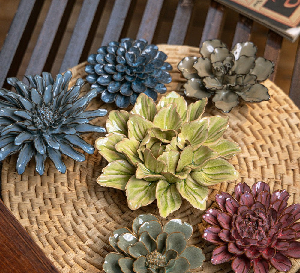 Ashikaga - 6 Piece Set - Chive Ceramics Studio - Ceramic Flower Sets - Chive Ceramics Studio