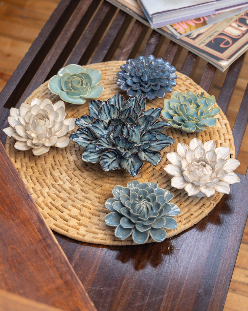 Montauk - 7 Piece Set - Chive Ceramics Studio - Ceramic Flower Sets - Chive Ceramics Studio