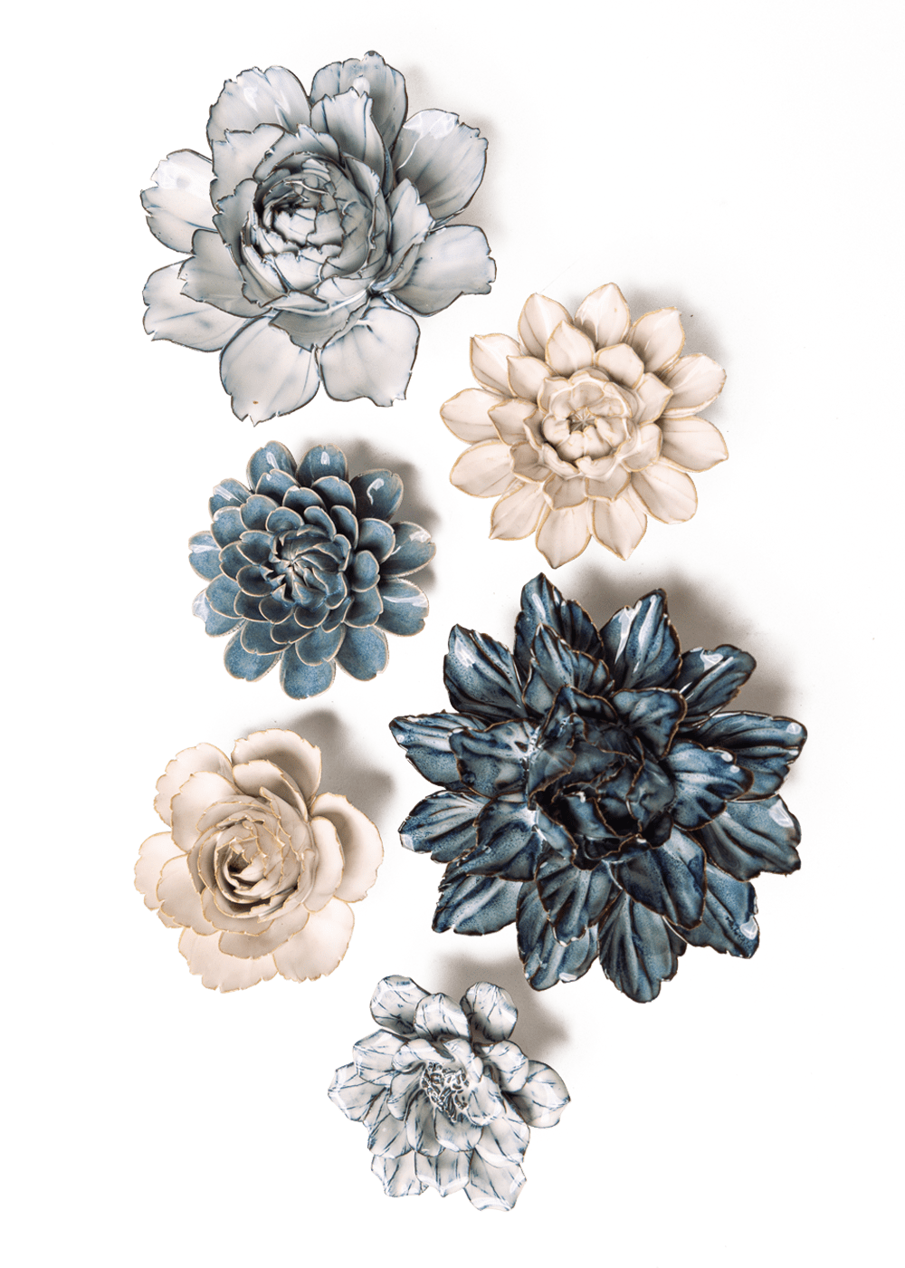 Thuya Garden - 6 Piece Set - Chive Ceramics Studio - Ceramic Flower Sets - Chive Ceramics Studio