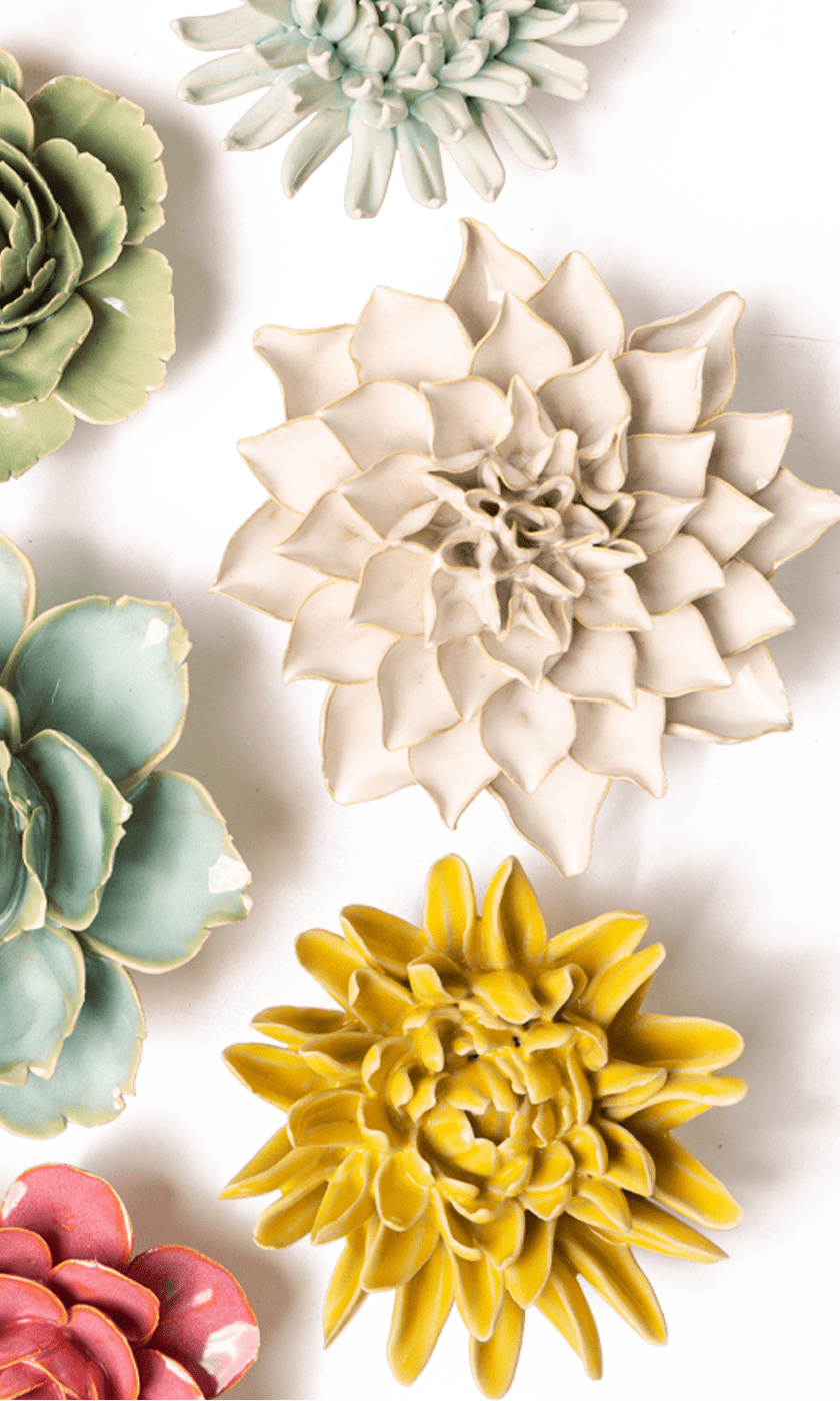 Gotland - 7 Piece Set - Chive Ceramics Studio - Ceramic Flower Sets - Chive Ceramics Studio
