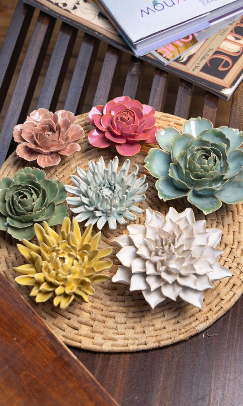 Gotland - 7 Piece Set - Chive Ceramics Studio - Ceramic Flower Sets - Chive Ceramics Studio