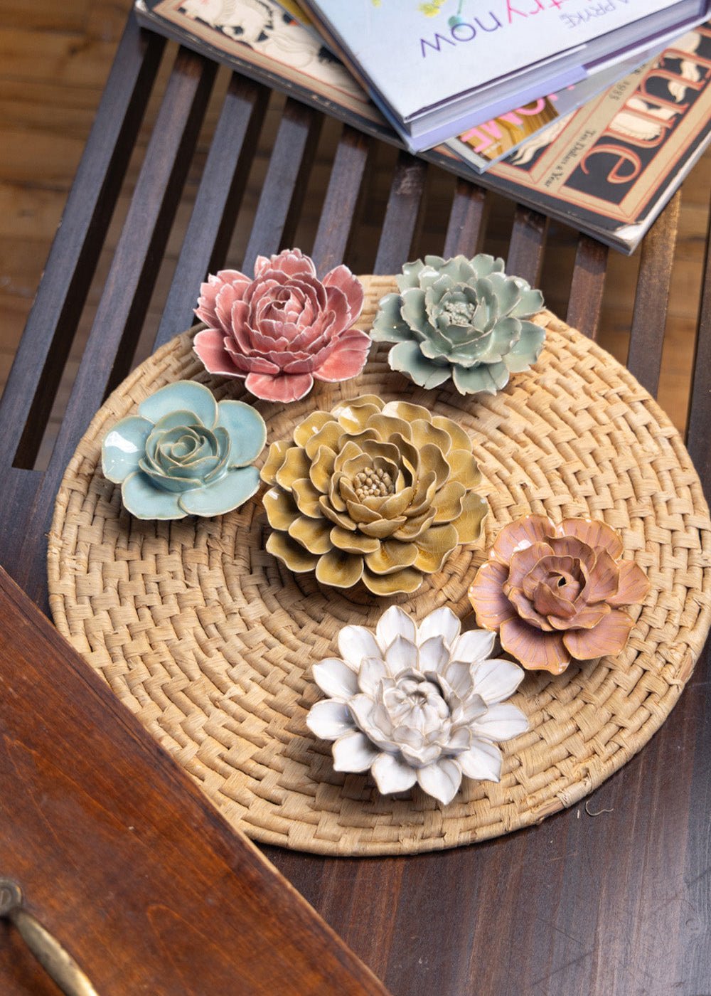 Norrviken Gardens - 6 Piece Set - Chive Ceramics Studio - Ceramic Flower Sets - Chive Ceramics Studio