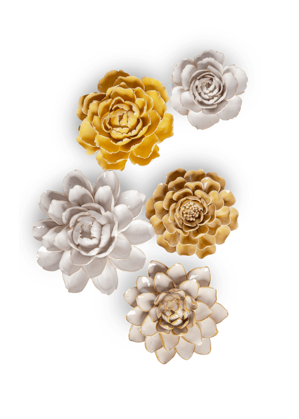 Oslo - 5 Piece Set - Chive Ceramics Studio - Ceramic Flower Sets - Chive Ceramics Studio