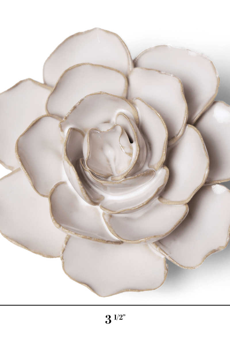 CO08 Ivory Amandine Ranunculus - Ceramic Flower - Chive Studio