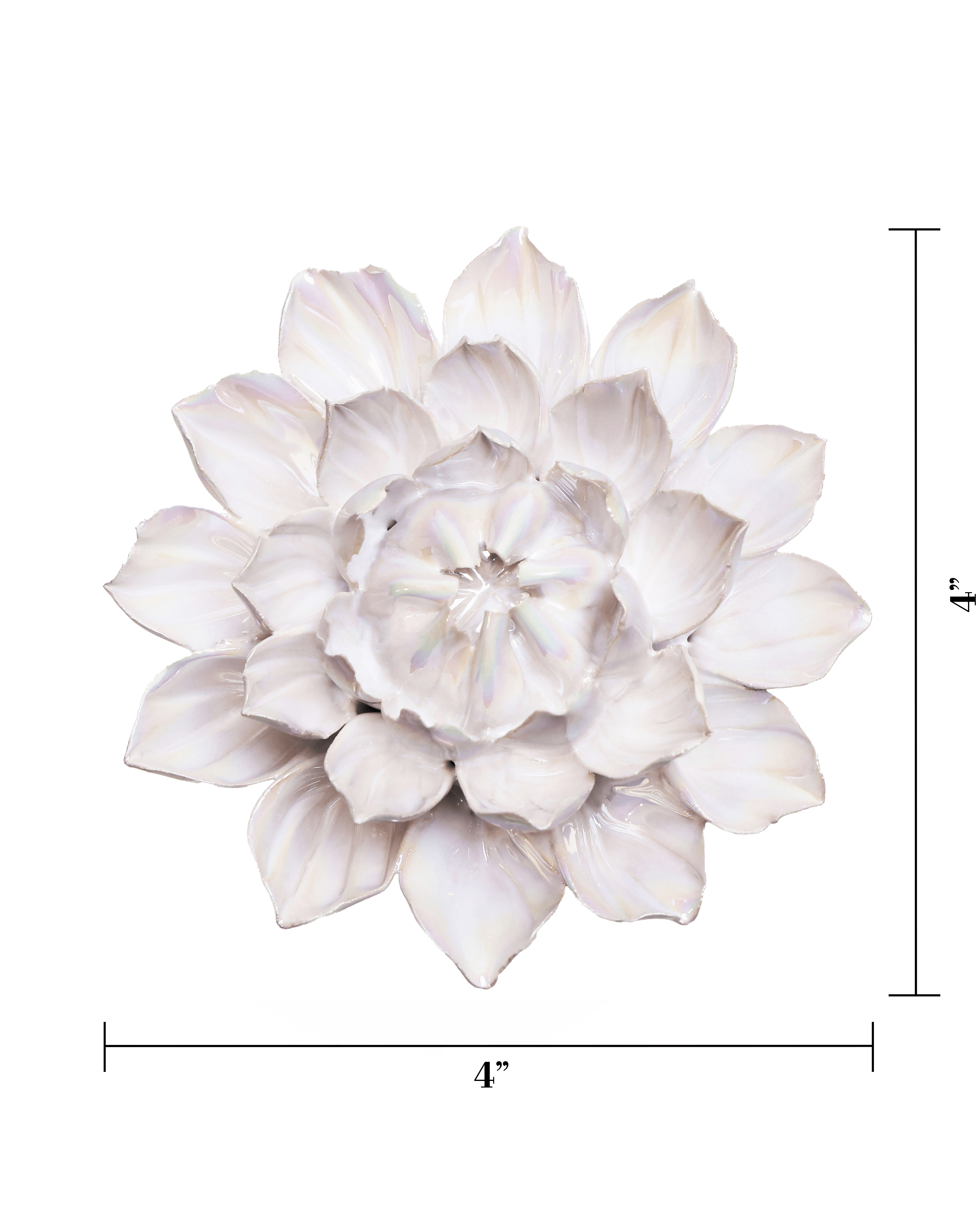 Ceramic Flower Pearl Dahlia - Chive Ceramics Studio - Ceramic Flowers - Chive US