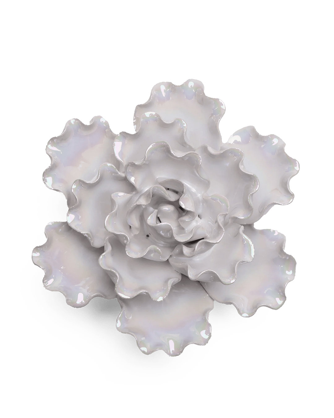 Ceramic Flower Pearl Sea Lettuce Medium - Chive Ceramics Studio - Ceramic Flowers - Chive Wholesale