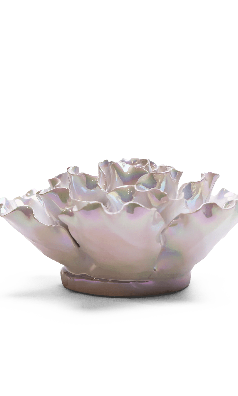 Ceramic Flower Pearl Sea Lettuce Medium - Chive Ceramics Studio - Ceramic Flowers - Chive Wholesale