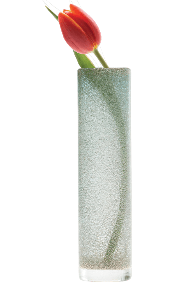 Chimney Glass Modern Flower Vase - Chive Ceramics Studio - Vases - Chive Ceramics Studio