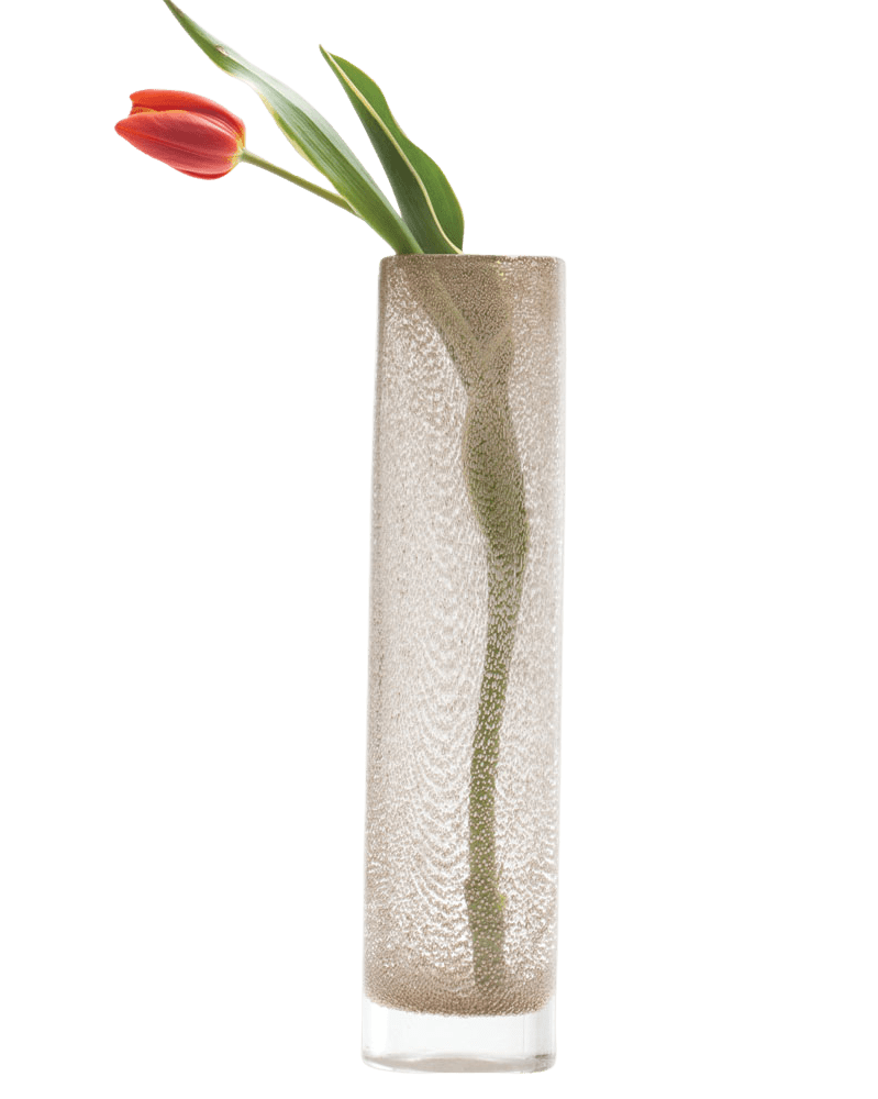 Chimney Glass Modern Flower Vase - Chive Ceramics Studio - Vases - Chive Ceramics Studio