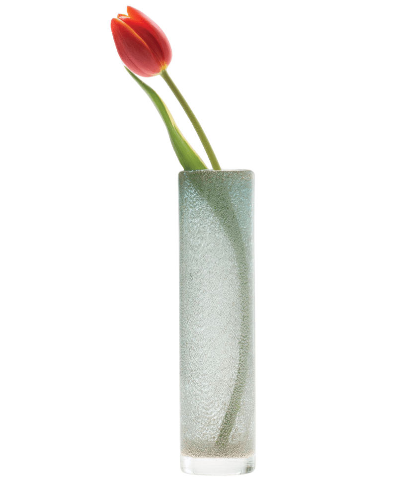 Chimney Glass Modern Flower Vase - Chive Ceramics Studio - Vases - Chive Ceramics Studio