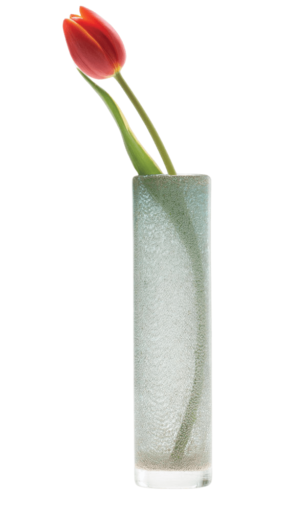 Chimney Glass Modern Flower Vase - Chive Ceramics Studio - Vases - Chive Ceramics Studio