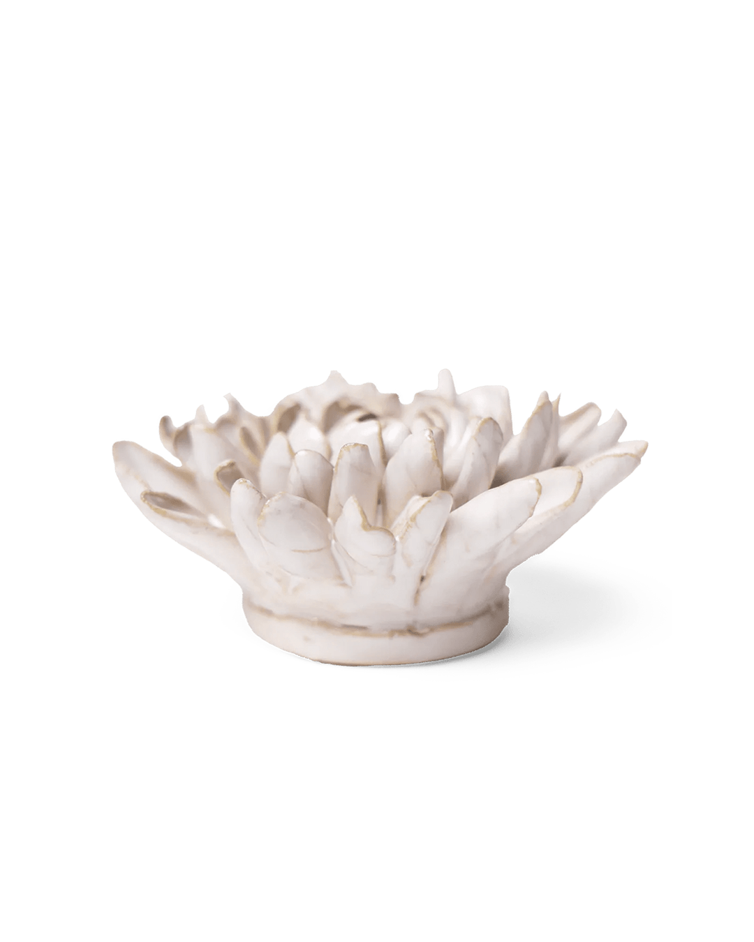 Ivory Chrysanthemum ceramic wall flower — Coastal collection — designed in Toronto by Chive Studio
