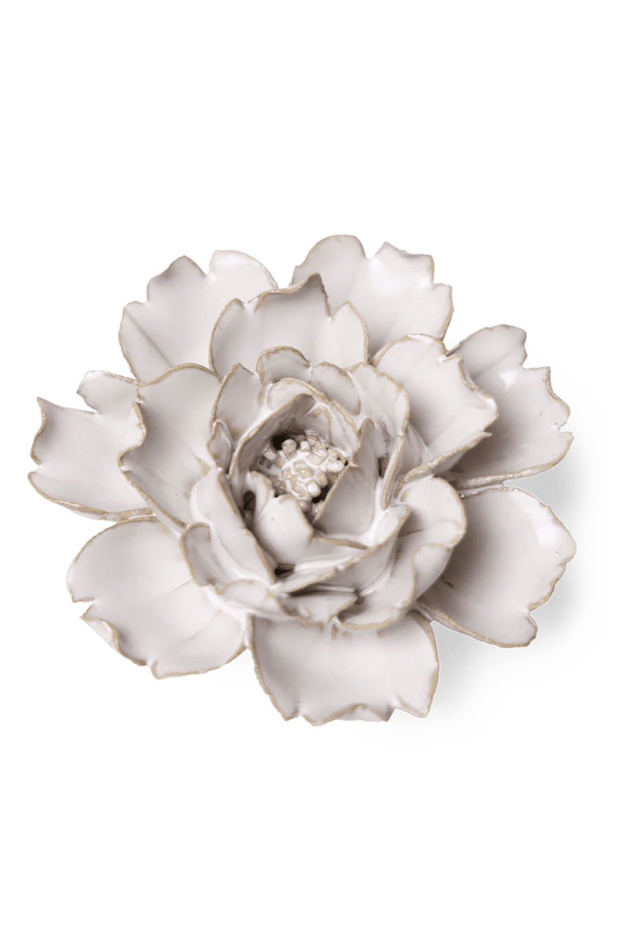 Ivory Rose - Chive Ceramics Studio - Ceramic Flowers - Chive Ceramics Studio