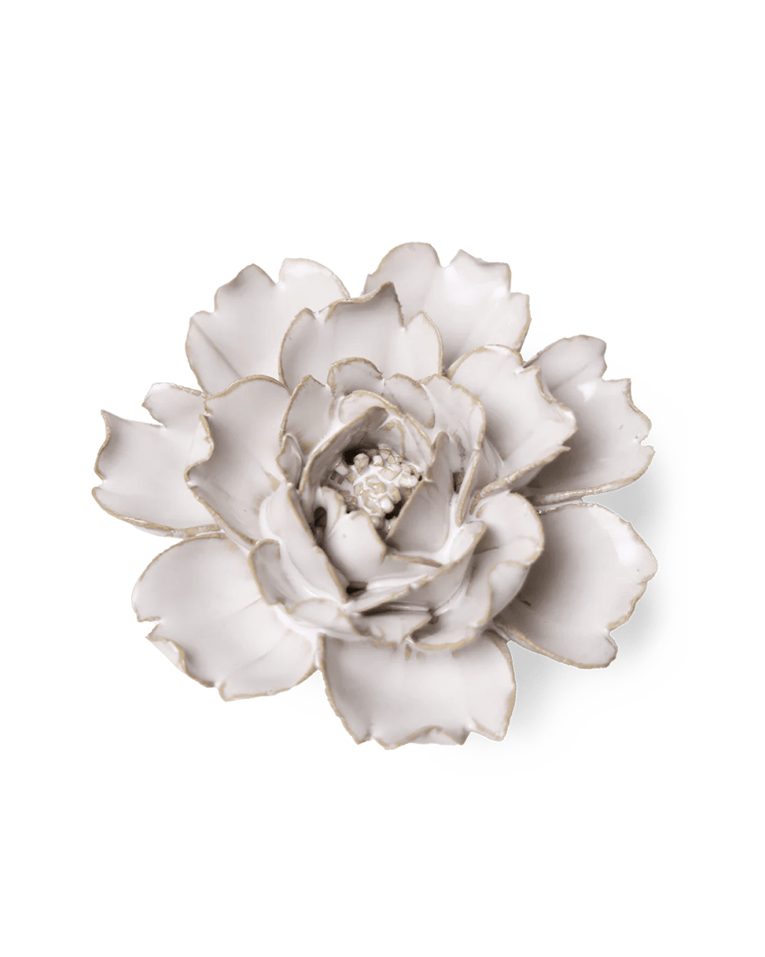 Ivory Rose - Chive Ceramics Studio - Ceramic Flowers - Chive Ceramics Studio