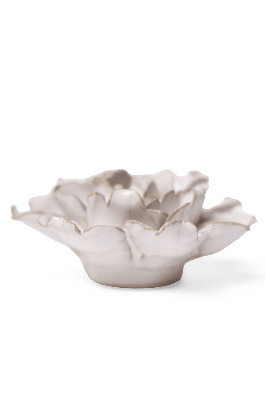 Ivory Rose ceramic wall flower — Coastal Collection — handmade by Chive Studio Toronto