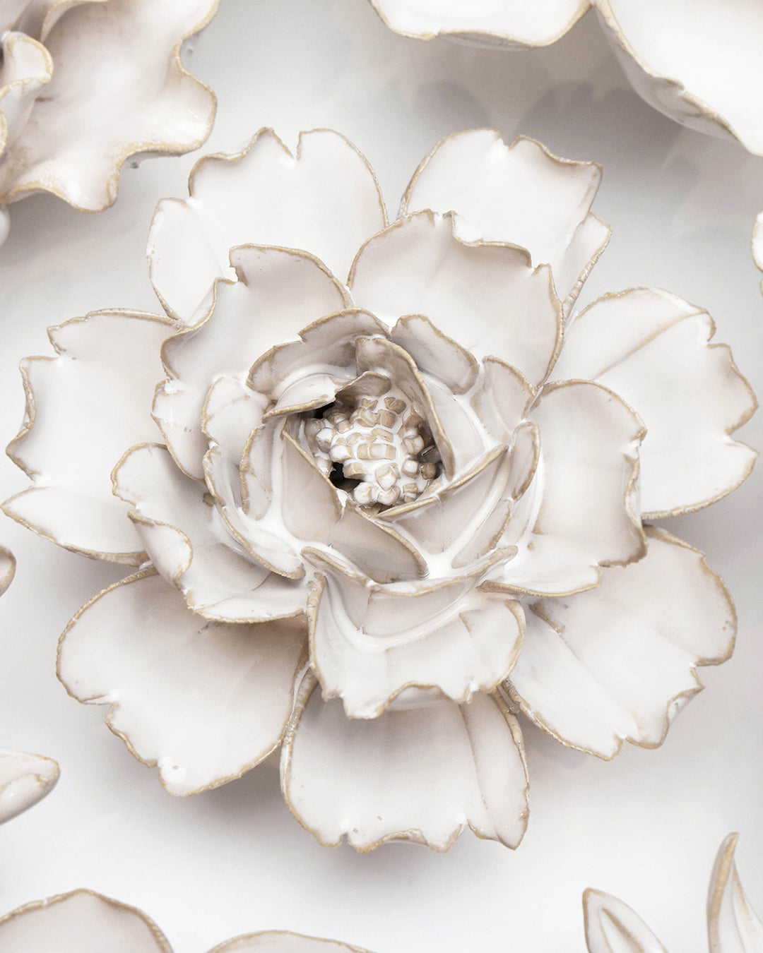 Ivory Rose - Chive Ceramics Studio - Ceramic Flowers - Chive Ceramics Studio