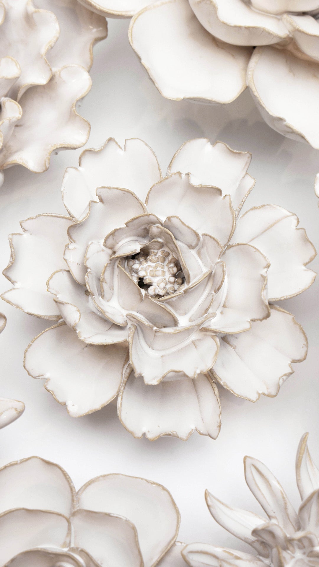 Ivory Rose - Chive Ceramics Studio - Ceramic Flowers - Chive Ceramics Studio